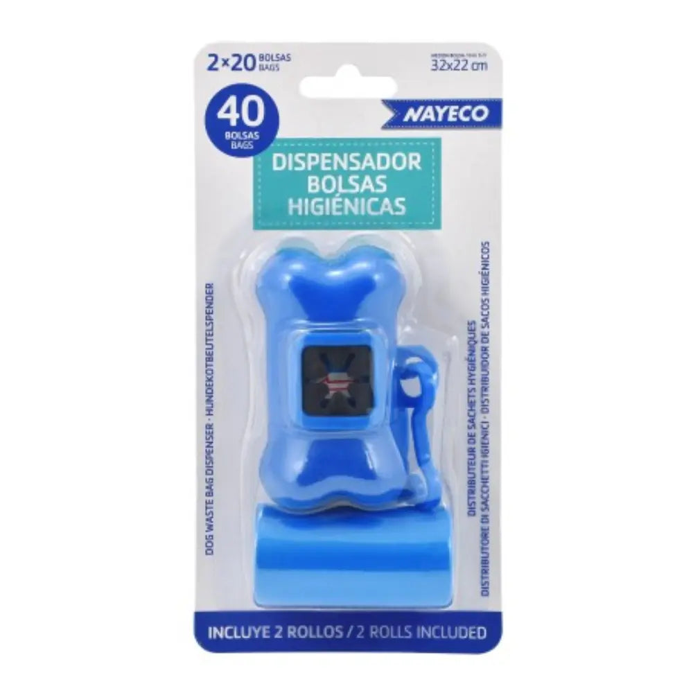 Portabolsas Higienicas+2 Rollos de 20 Bolsas Colores Surtidos al mejor precio -Todoanimal.es