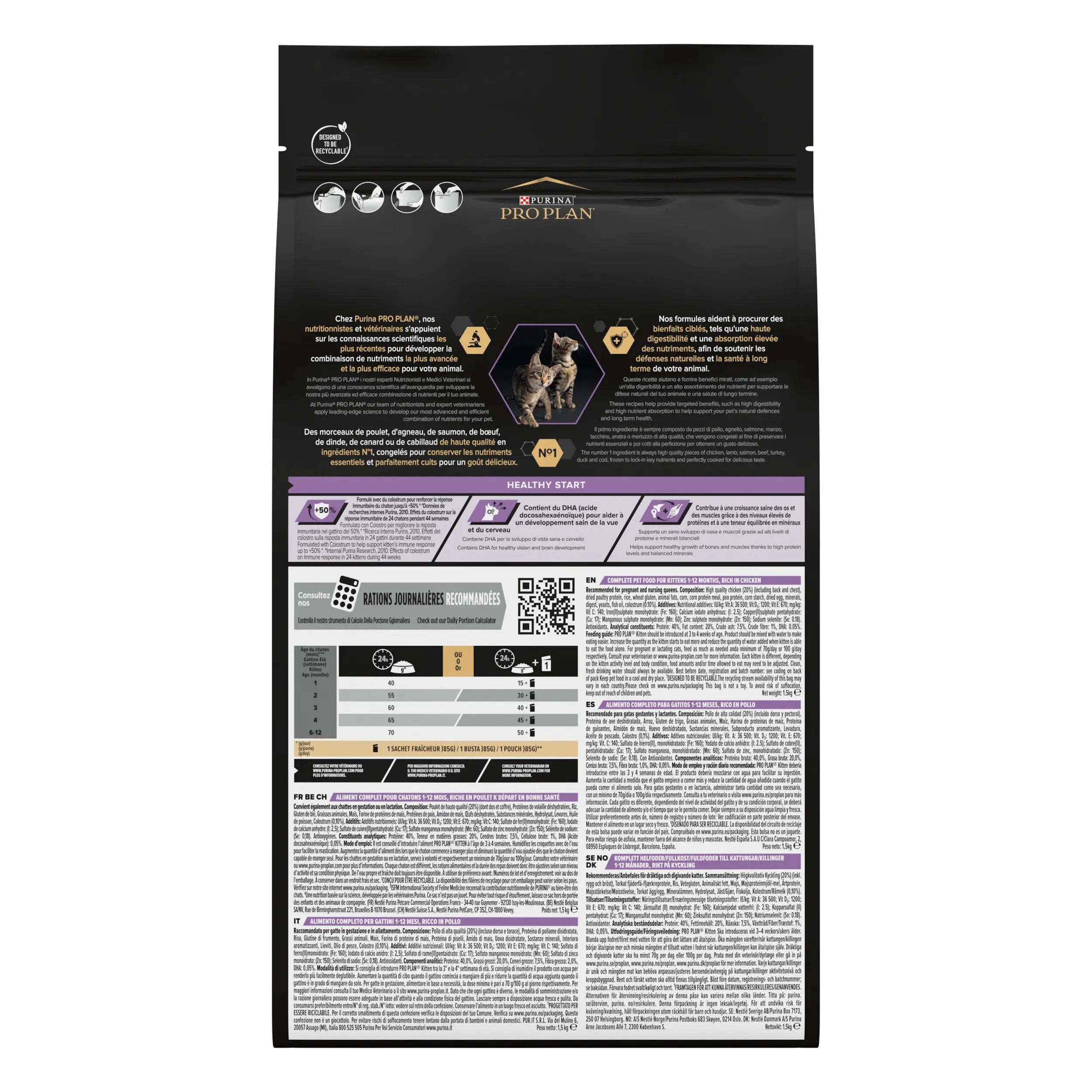 Pro Plan Cat Kitten Start Pollo Pienso para Gatitos al mejor precio -Todoanimal.es