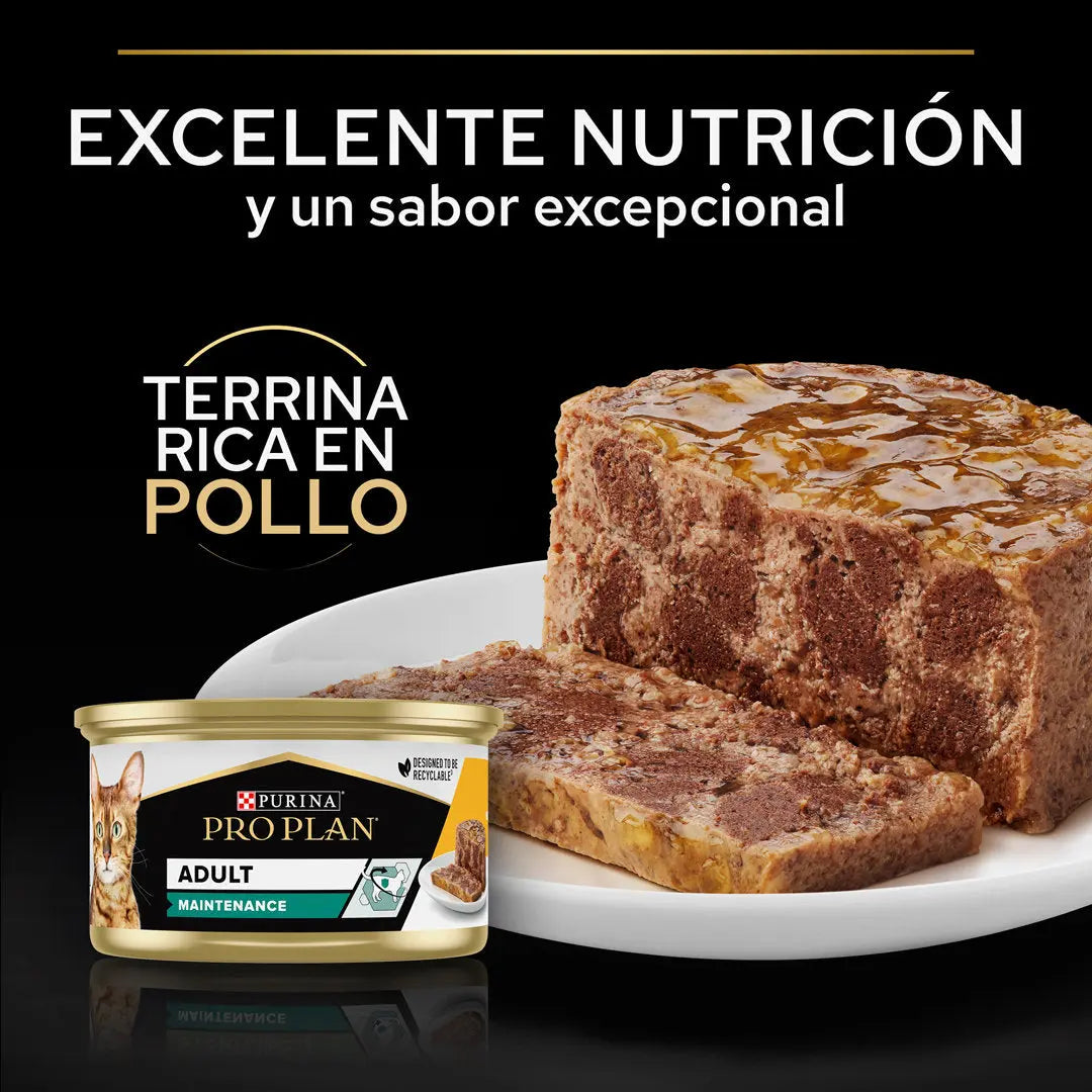 Pro Plan Cat Lata Adult Pollo 85 g al mejor precio -Todoanimal.es