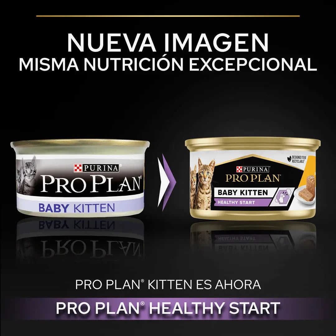 Pro Plan Cat Lata Baby Kitten Pollo 85 g al mejor precio -Todoanimal.es