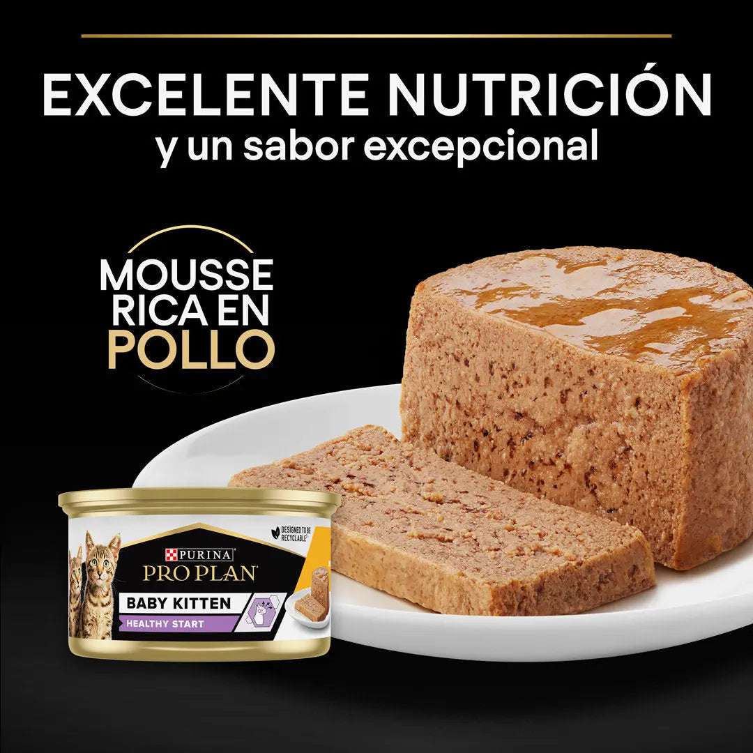 Pro Plan Cat Lata Baby Kitten Pollo 85 g al mejor precio -Todoanimal.es