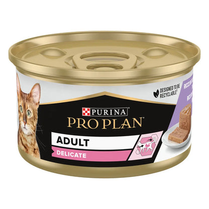 Pro Plan Cat Lata Delicate Pavo 85 g al mejor precio -Todoanimal.es