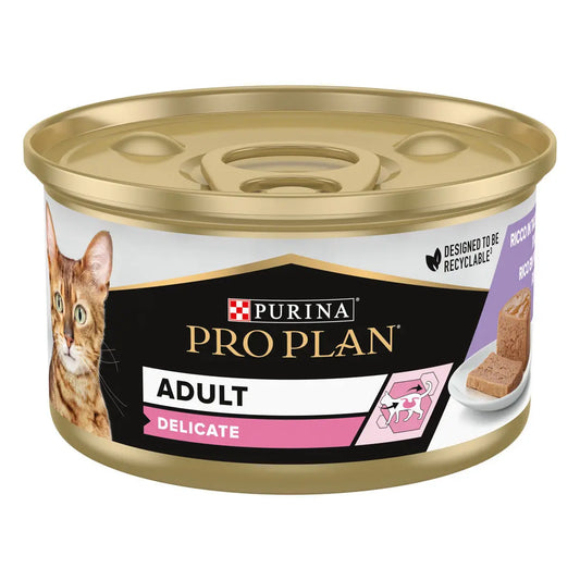 Pro Plan Cat Lata Delicate Pavo 85 g al mejor precio -Todoanimal.es