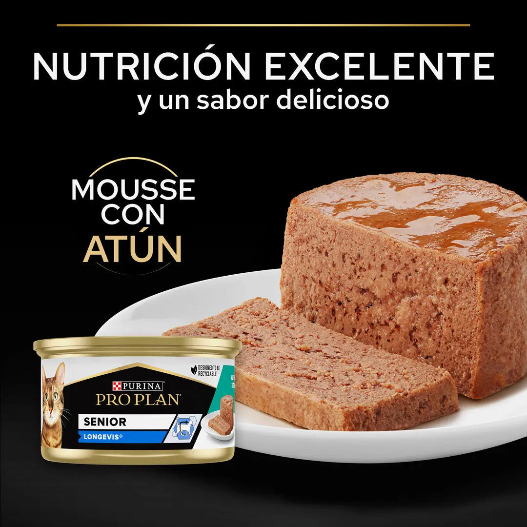 Pro Plan Cat Lata Senior 7+ Atún 85 g al mejor precio -Todoanimal.es