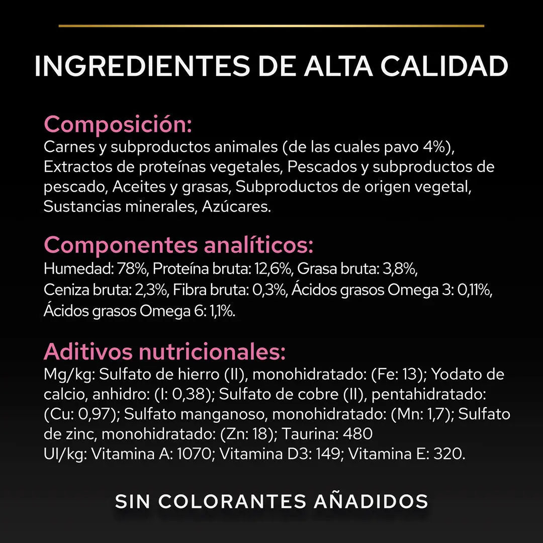 Pro Plan Cat Sobre Adult Delicate Pavo 85 g al mejor precio -Todoanimal.es
