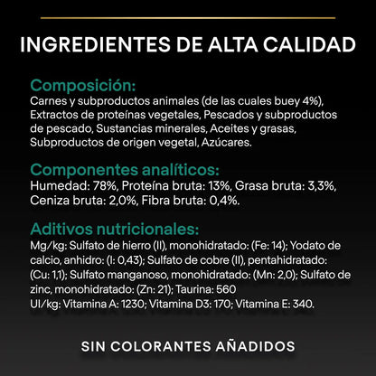 Pro Plan Cat Sobre Adult Sterilised Buey 85 g al mejor precio -Todoanimal.es