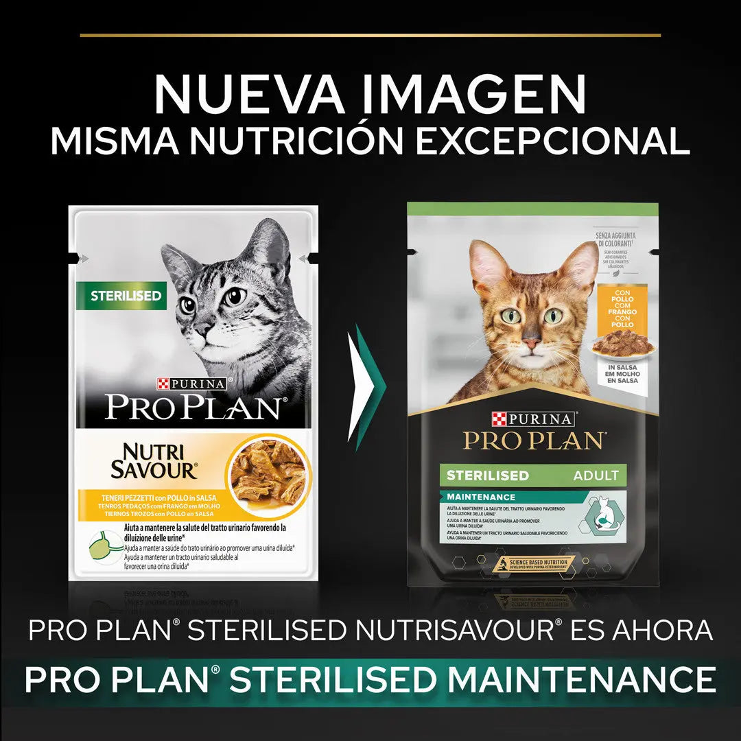 Pro Plan Cat Sobre Adult Sterilised Pollo 85 g al mejor precio -Todoanimal.es