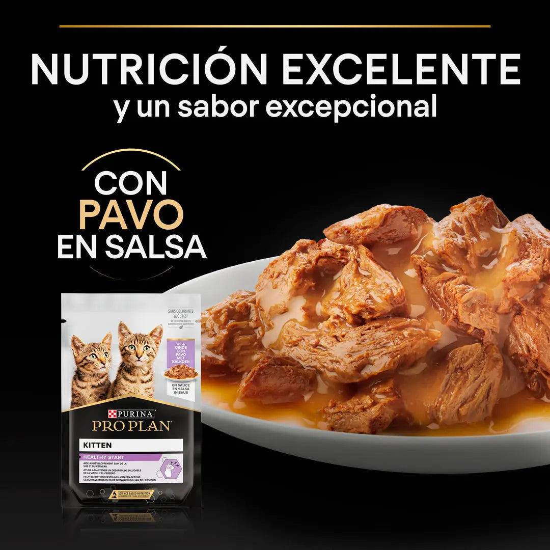 Pro Plan Cat Sobre Kitten Pavo 85 g al mejor precio -Todoanimal.es