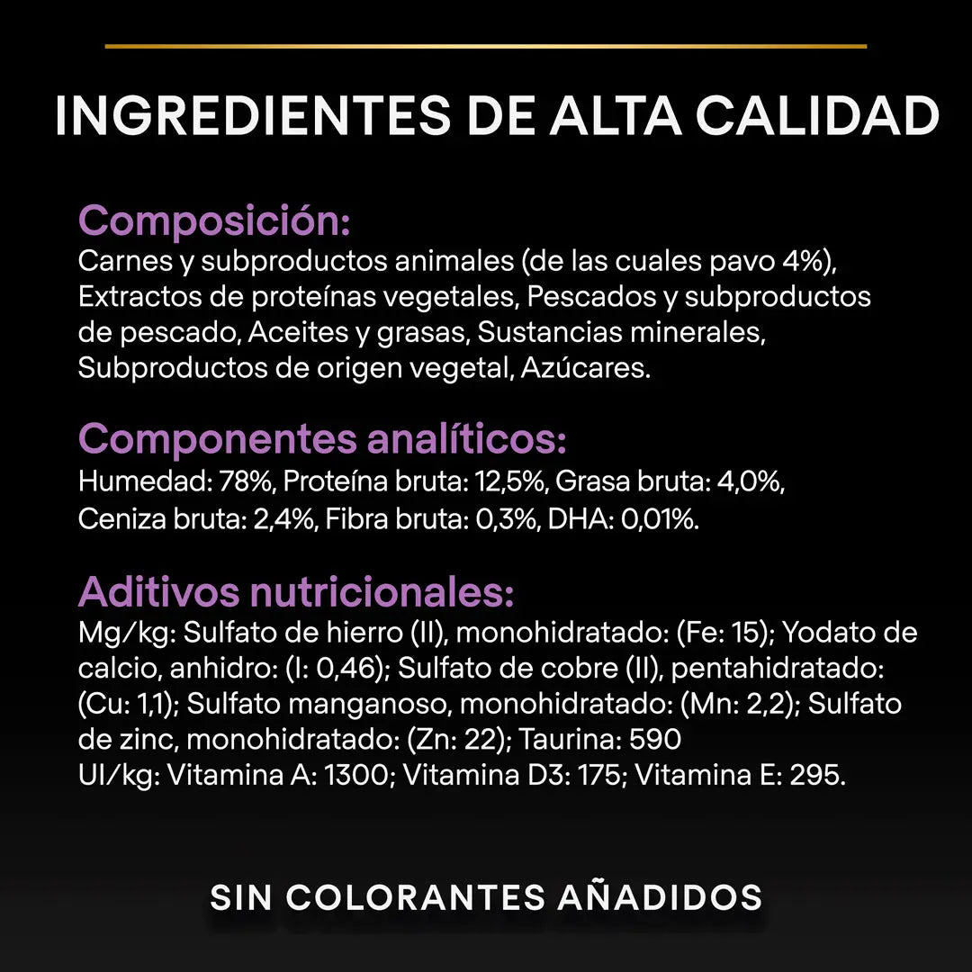 Pro Plan Cat Sobre Kitten Pavo 85 g al mejor precio -Todoanimal.es