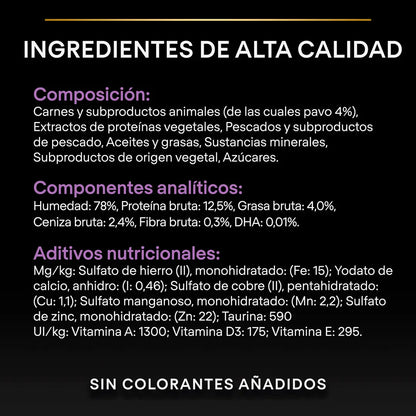 Pro Plan Cat Sobre Kitten Pavo 85 g al mejor precio -Todoanimal.es