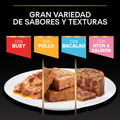Pro Plan Cat Sobre Sterilised Buey&Pollo Pack 10x85 g al mejor precio -Todoanimal.es