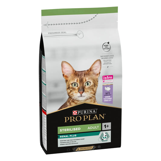 Pro Plan Cat Sterilized Adult Renal+ Pavo 1,5 kg al mejor precio -Todoanimal.es