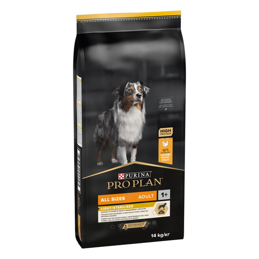 Pro Plan Dog AllSize Adult Light Sterilized Pollo 14 kg al mejor precio -Todoanimal.es