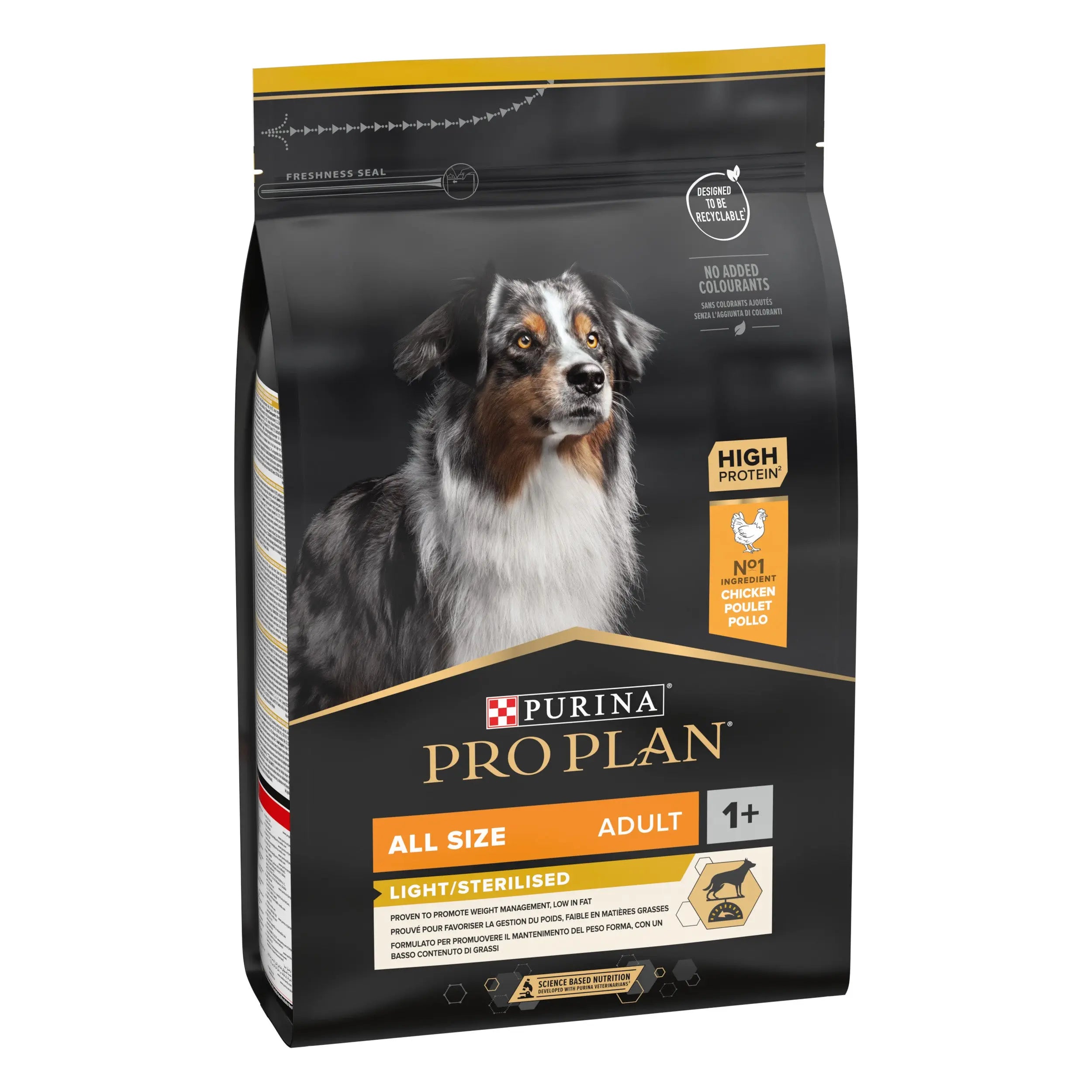 Pro Plan Dog Allsize Adult Light Sterilized Pollo 3 kg al mejor precio -Todoanimal.es