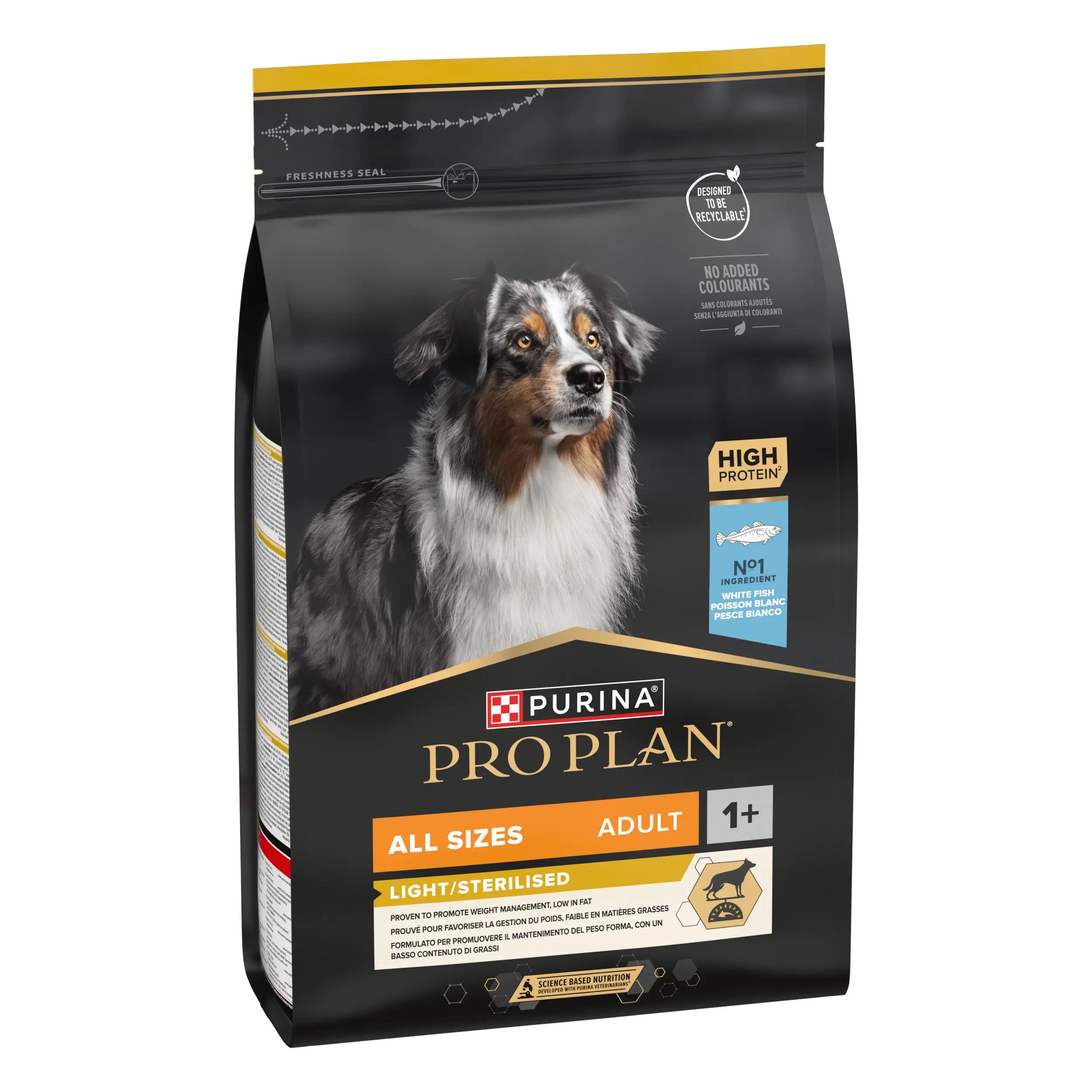 Pro Plan Dog Allsize Light Sterilized Pescado 3 kg al mejor precio -Todoanimal.es