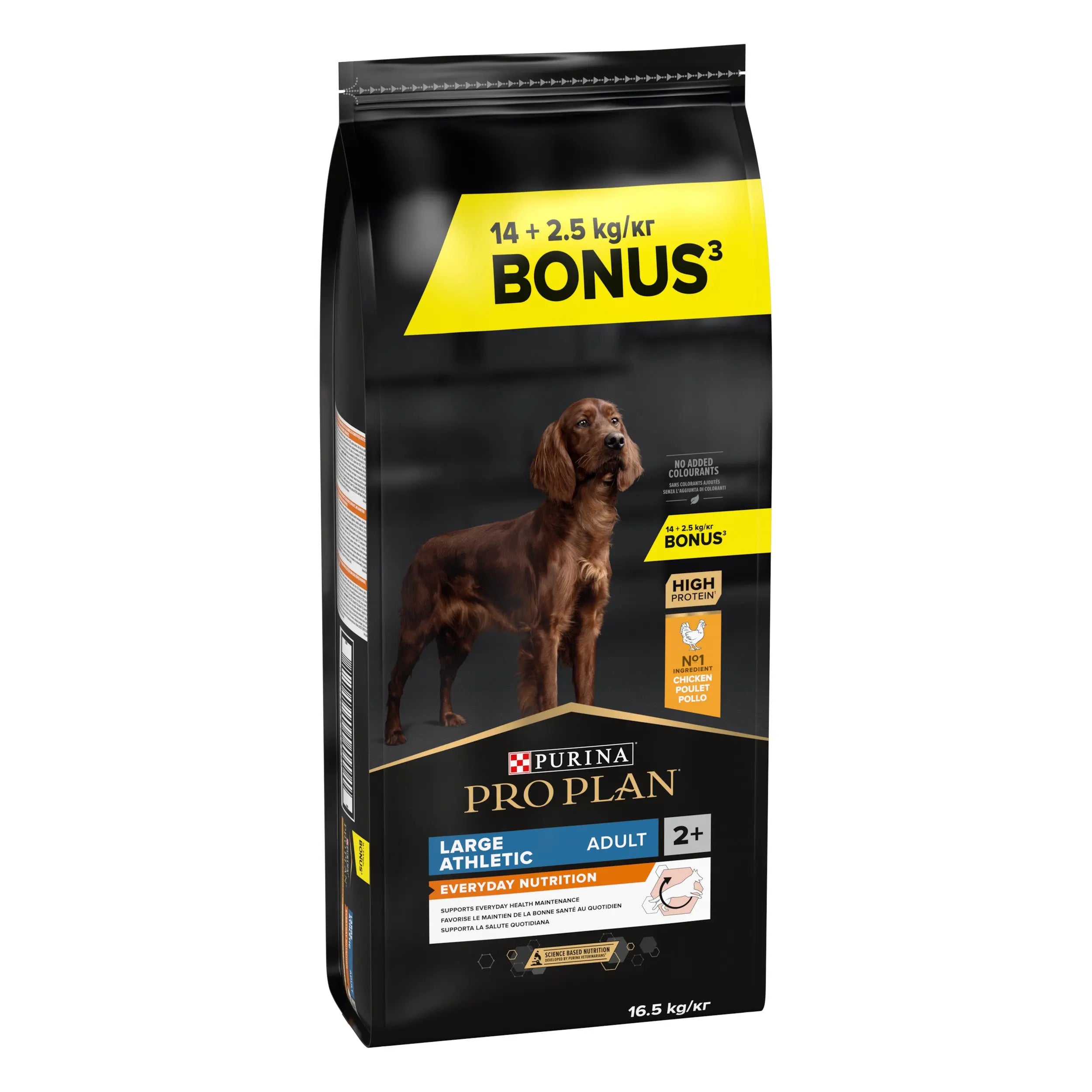 Pro Plan Dog Large Athletic Adult Pollo 14 kg+2,5 kg gratis al mejor precio -Todoanimal.es