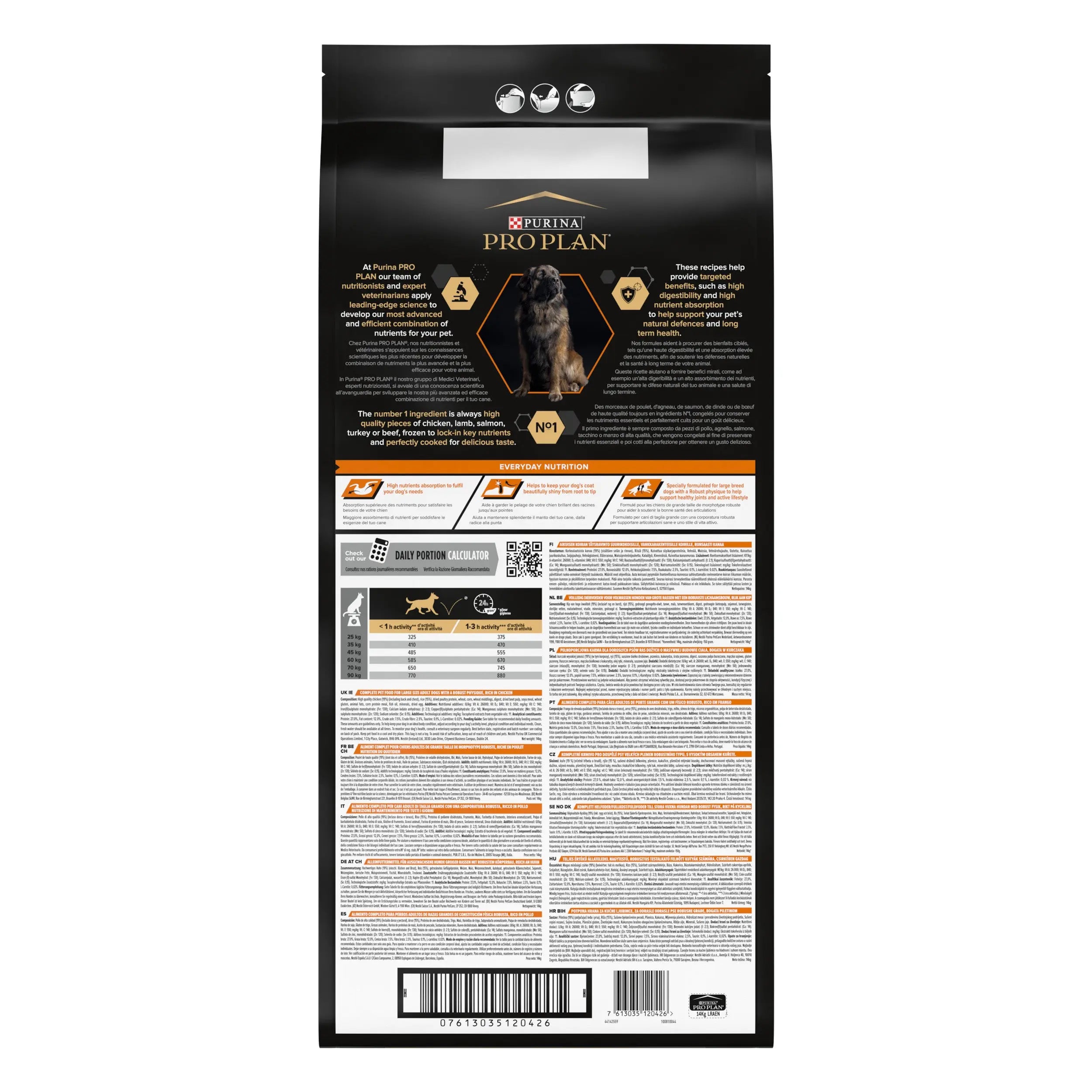 Pro Plan Dog Large Robust Adult Pollo 14 kg al mejor precio -Todoanimal.es
