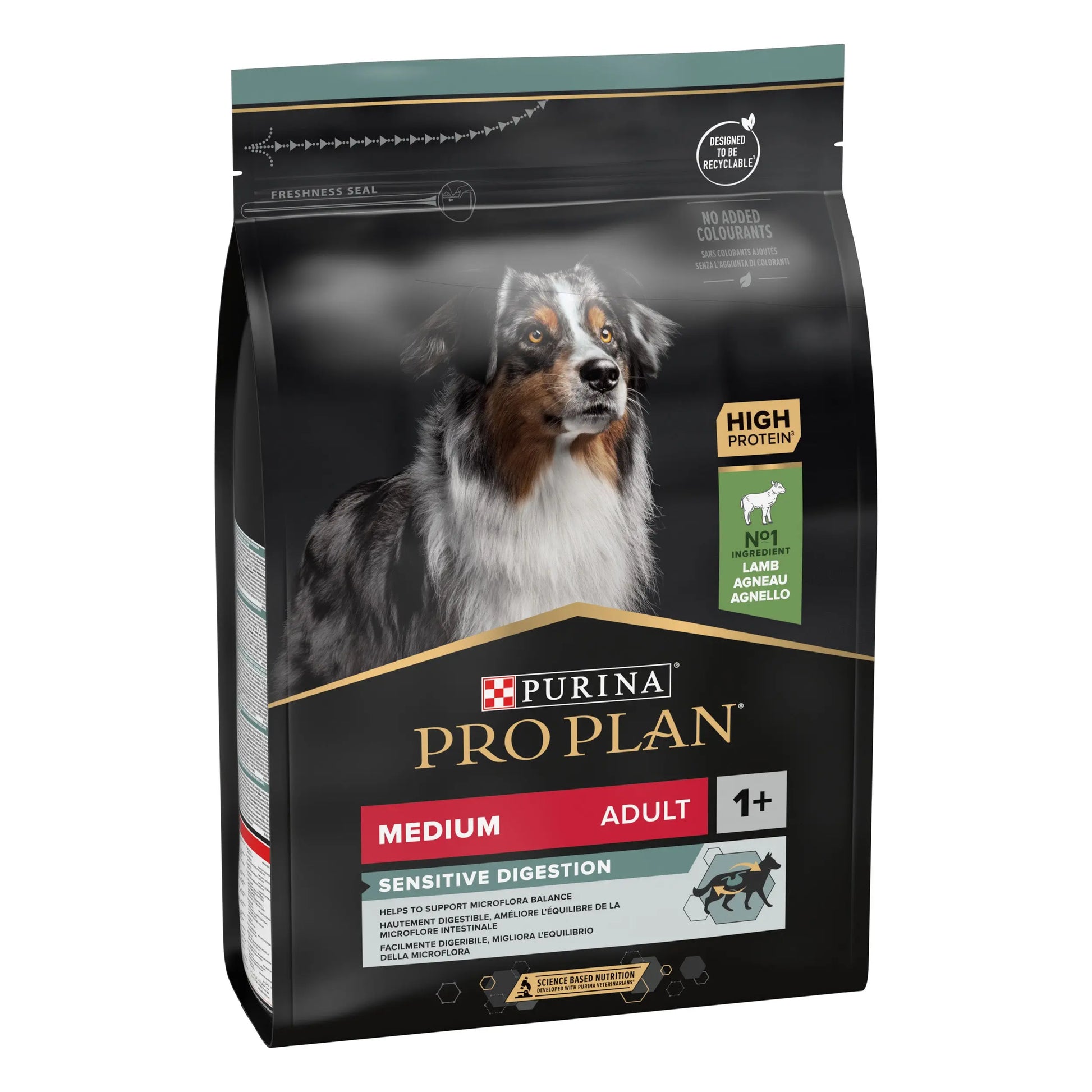 Pro Plan Dog Medium Adult Digest Cordero 3 kg al mejor precio -Todoanimal.es