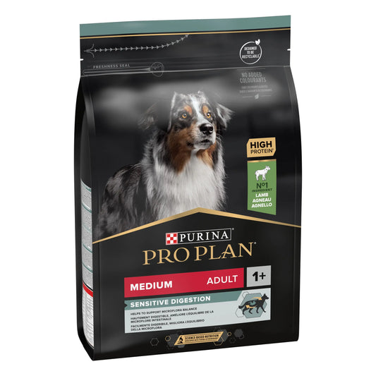 Pro Plan Dog Medium Adult Digest Cordero 3 kg al mejor precio -Todoanimal.es