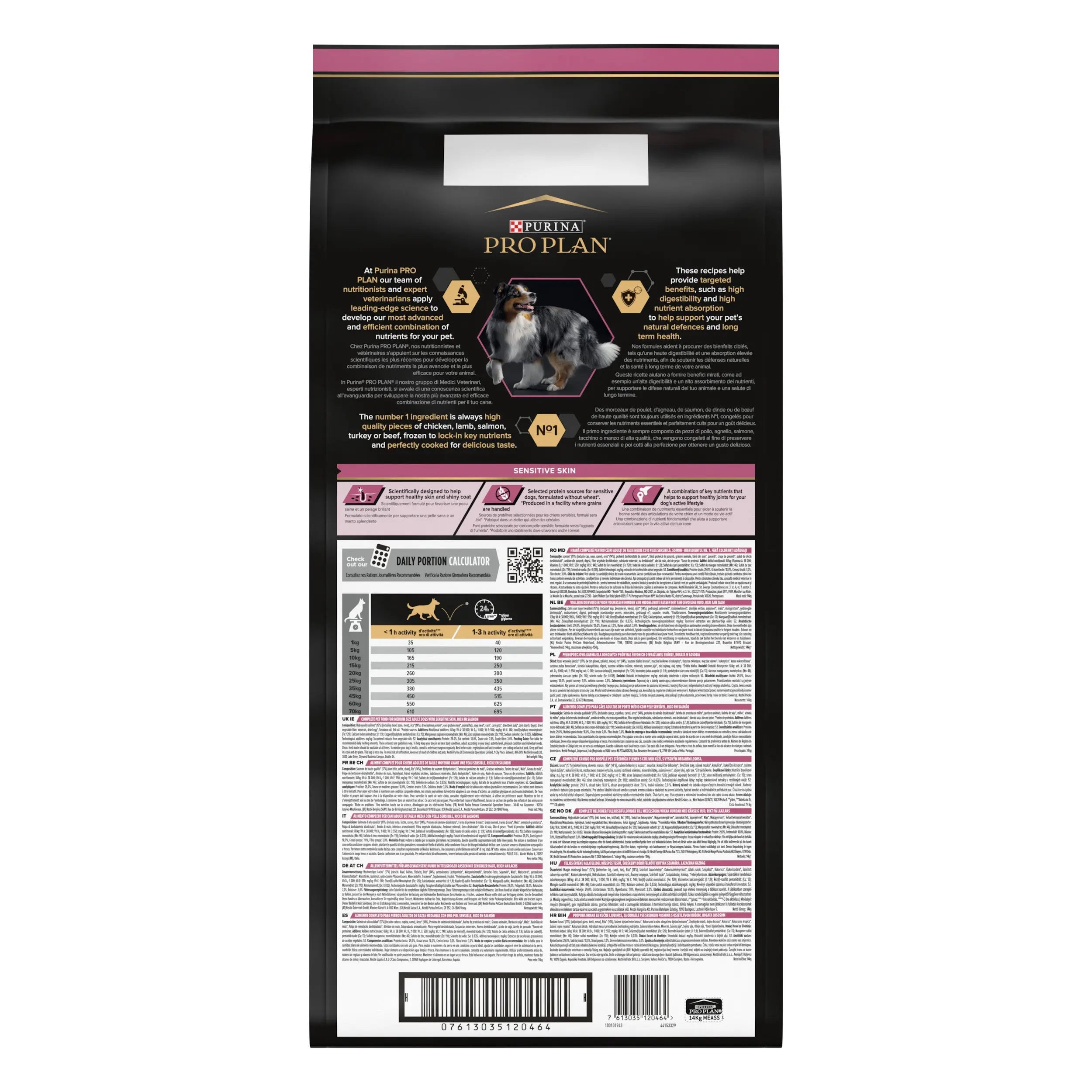 Pro Plan Dog Medium Adult Skin Salmón 14 kg al mejor precio -Todoanimal.es