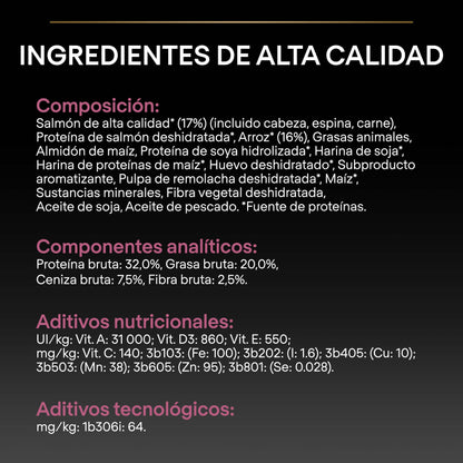 Pro Plan Dog Medium Puppy Sensitive Skin Salmón Pienso para Perros al mejor precio -Todoanimal.es