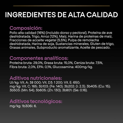 Pro Plan Dog Medium & Large Adult Agedefen 7+ Pollo 3 kg al mejor precio -Todoanimal.es