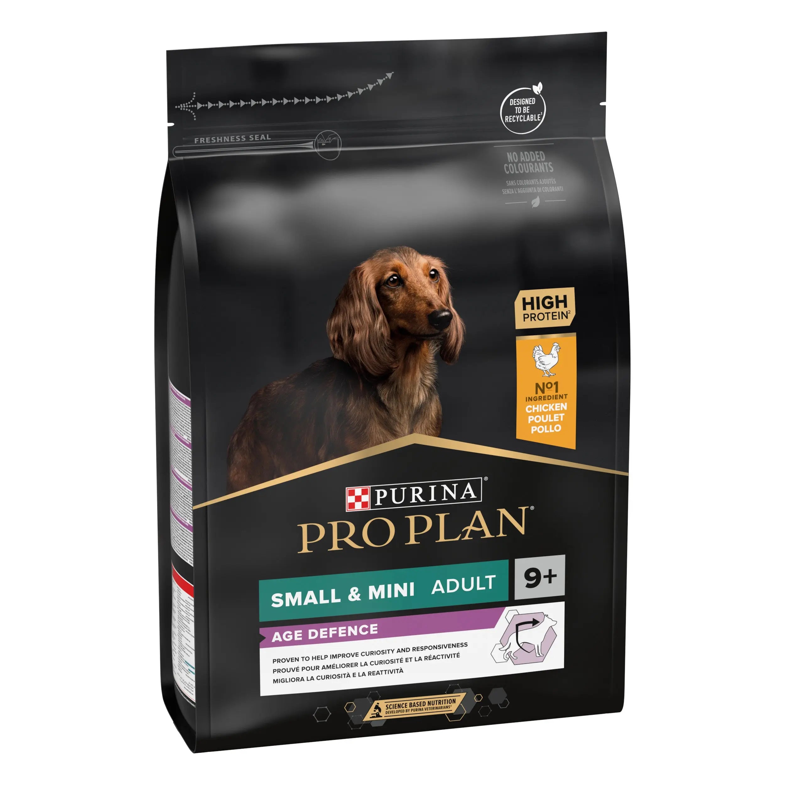 Pro Plan Dog Small & Mini Adult Agedefen 9+ Pollo 3 kg al mejor precio -Todoanimal.es