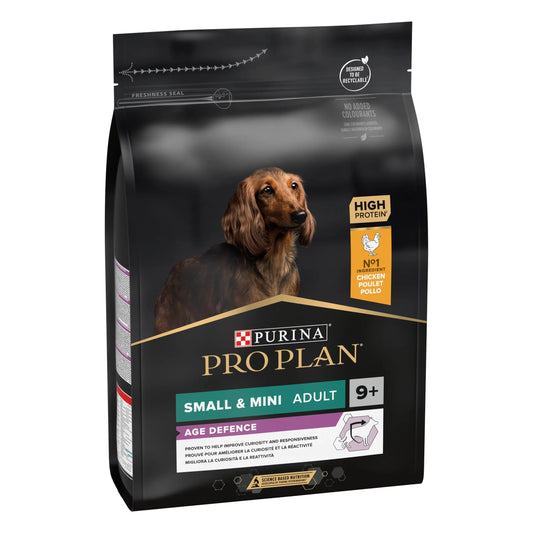 Pro Plan Dog Small & Mini Adult Agedefen 9+ Pollo 3 kg al mejor precio -Todoanimal.es