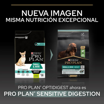 Pro Plan Dog Small & Mini Adult Digest Cordero Pienso para Perros al mejor precio -Todoanimal.es