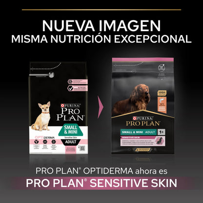 Pro Plan Dog Small & Mini Adult Skin Salmón Pienso para Perros al mejor precio -Todoanimal.es