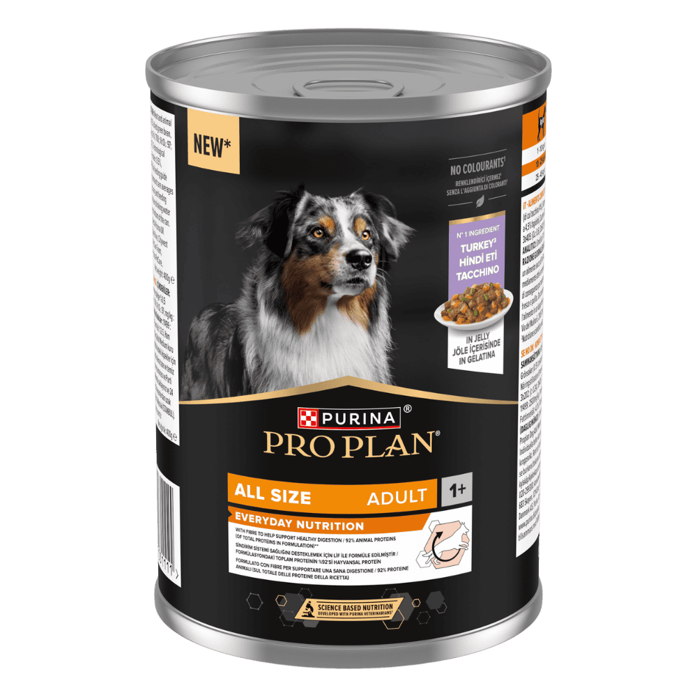 Pro Plan Everyday Nutrition Adult Turkey Lata Comida Húmeda para Perros al mejor precio -Todoanimal.es