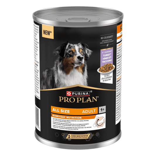 Pro Plan Everyday Nutrition Adult Turkey Lata Comida Húmeda para Perros al mejor precio -Todoanimal.es