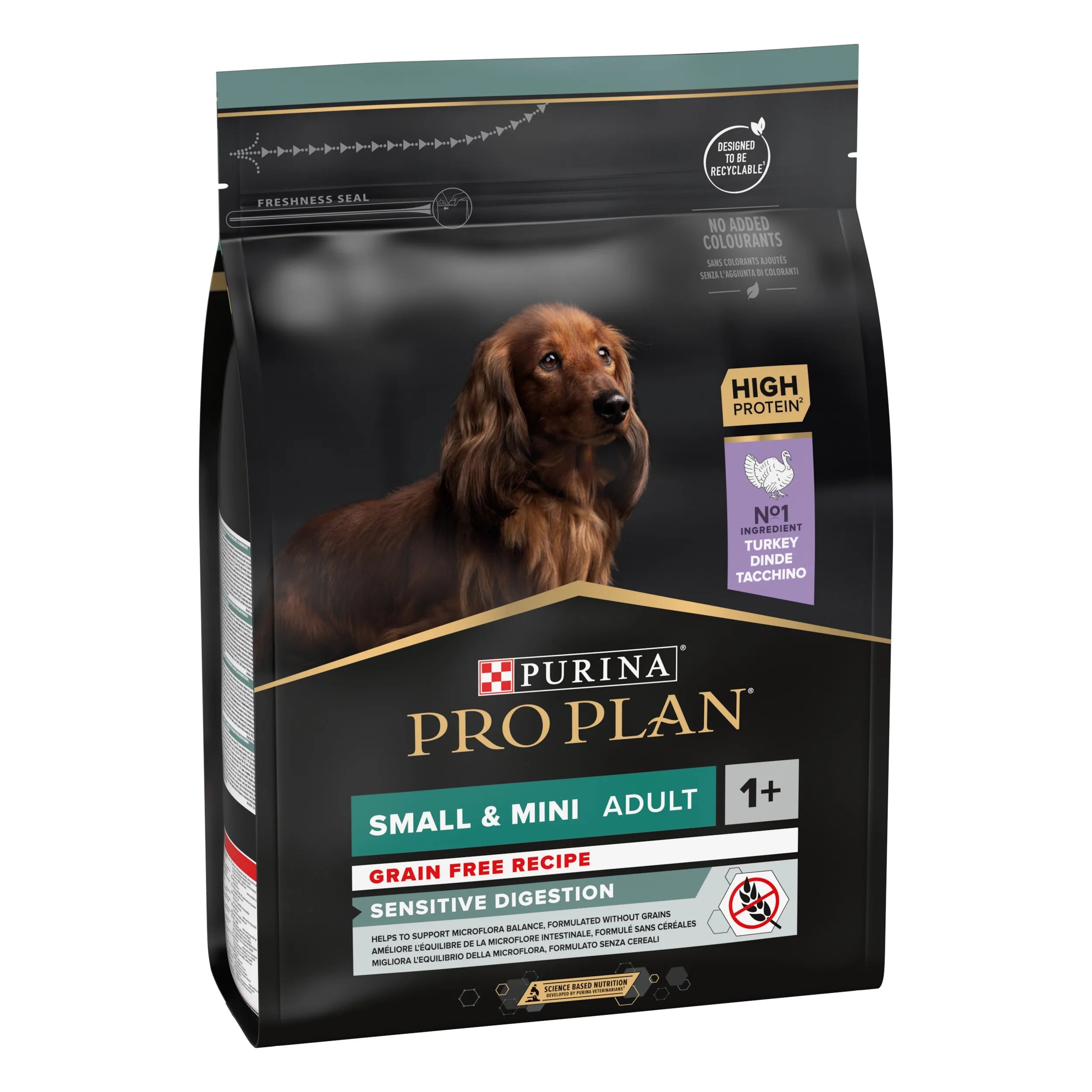 Pro Plan Small & Mini Adult Digest Grain Free Pavo Pienso para Perros al mejor precio -Todoanimal.es