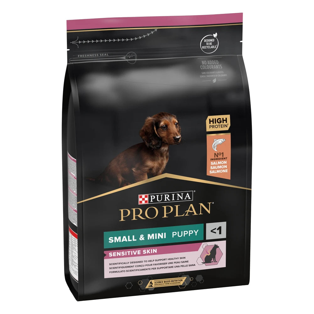Pro Plan Small&Mini Puppy Sensitive Skin Salmón Pienso para Cachorros al mejor precio -Todoanimal.es