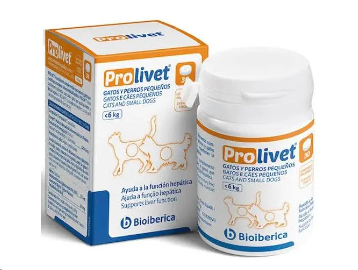 Prolivet Gatos Y Perros Pequeños 30 Comprimidos (Hepático) - Precios Más Baratos - Todoanimal