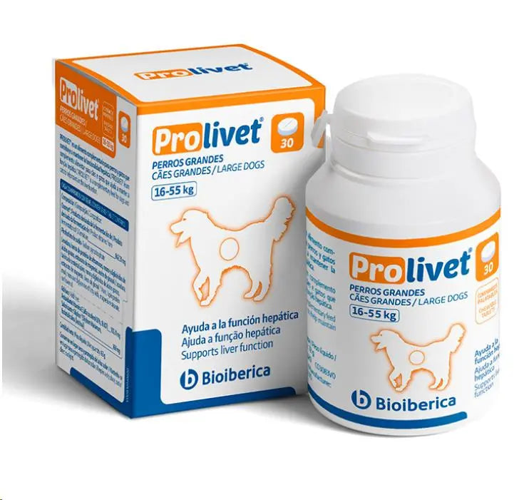 Prolivet Perros Grandes 30 Comprimidos (Hepático) - Precios Más Baratos - Todoanimal