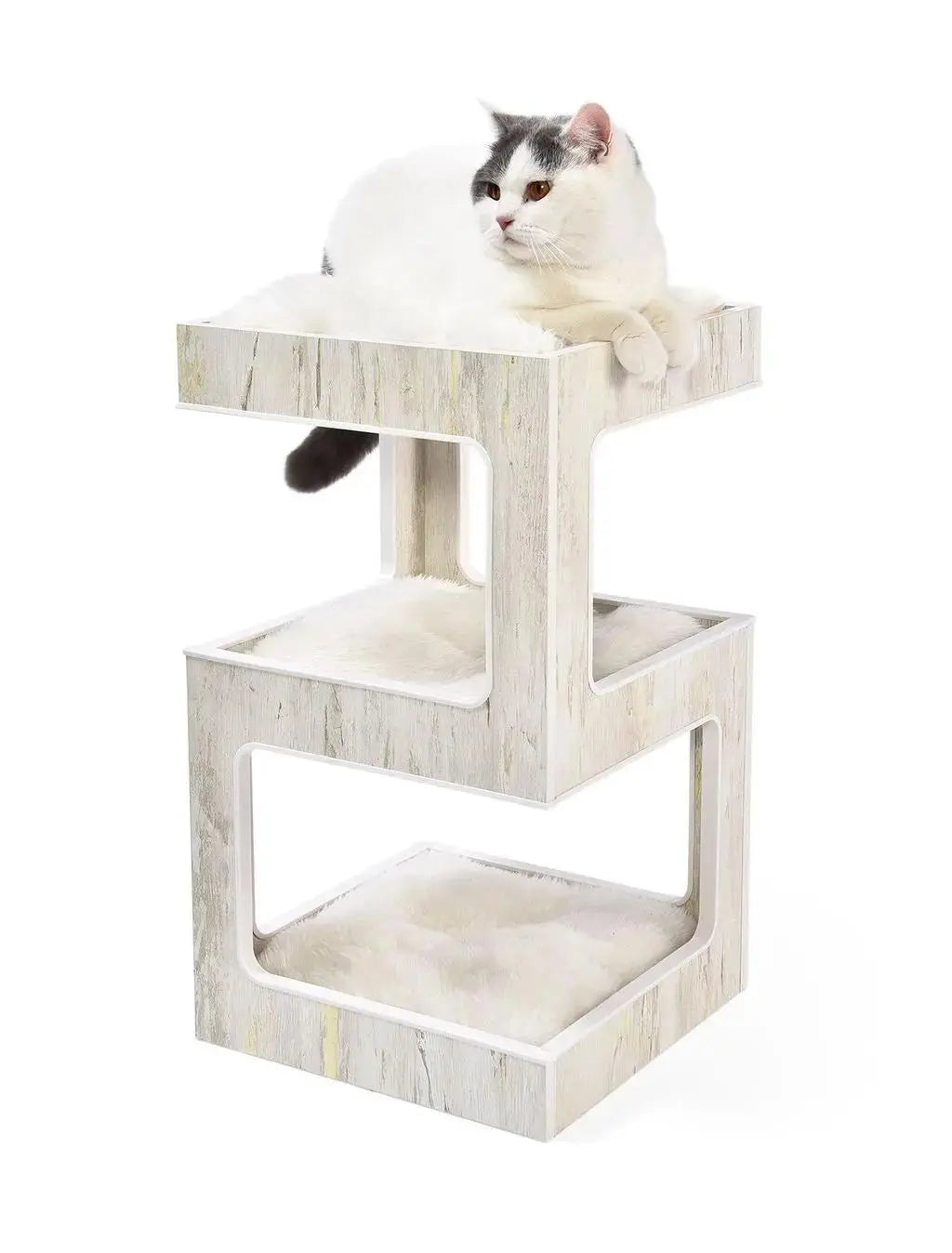 Rascador Balcony Crema 34X34X60Cm - Precios Más Baratos - Todoanimal