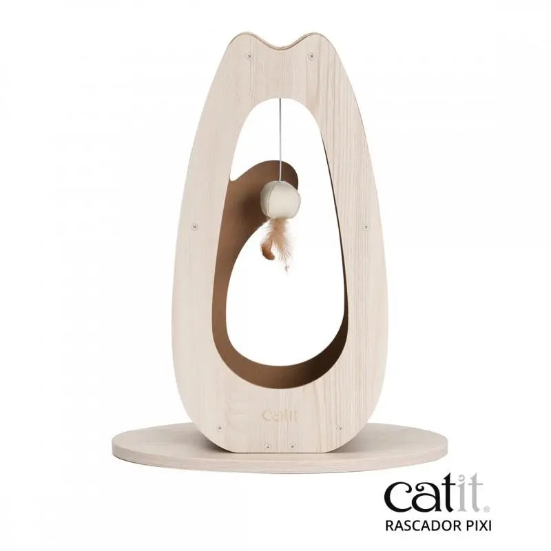Rascador Catit Pixi Tall Figura Gato 45X23,5X56Cm - Precios Más Baratos - Todoanimal