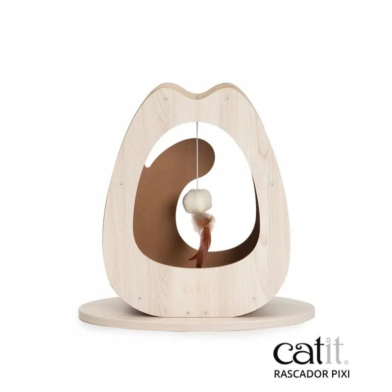 Rascador Catit Pixi Wide Figura Gato 45X23,5X44Cm - Precios Más Baratos - Todoanimal