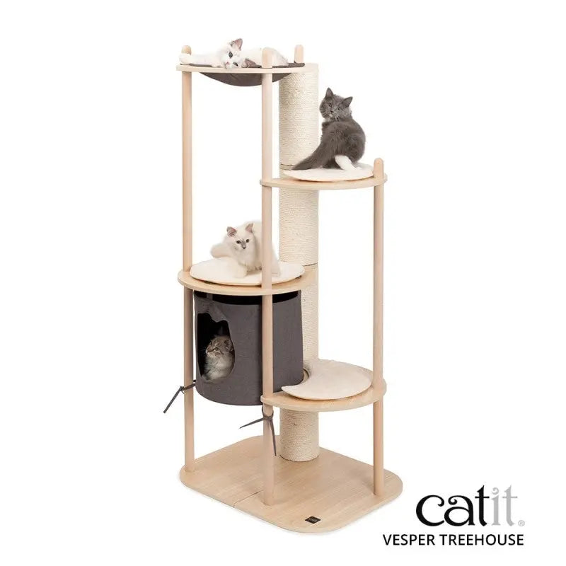 Rascador Catit Vesper Treehouse Grande 72X57,5X163Cm - Precios Más Baratos - Todoanimal