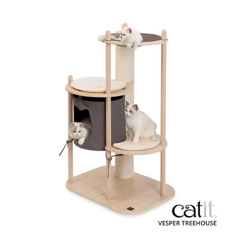 Rascador Catit Vesper Treehouse Mediano 72X57,5X124,5Cm - Precios Más Baratos - Todoanimal