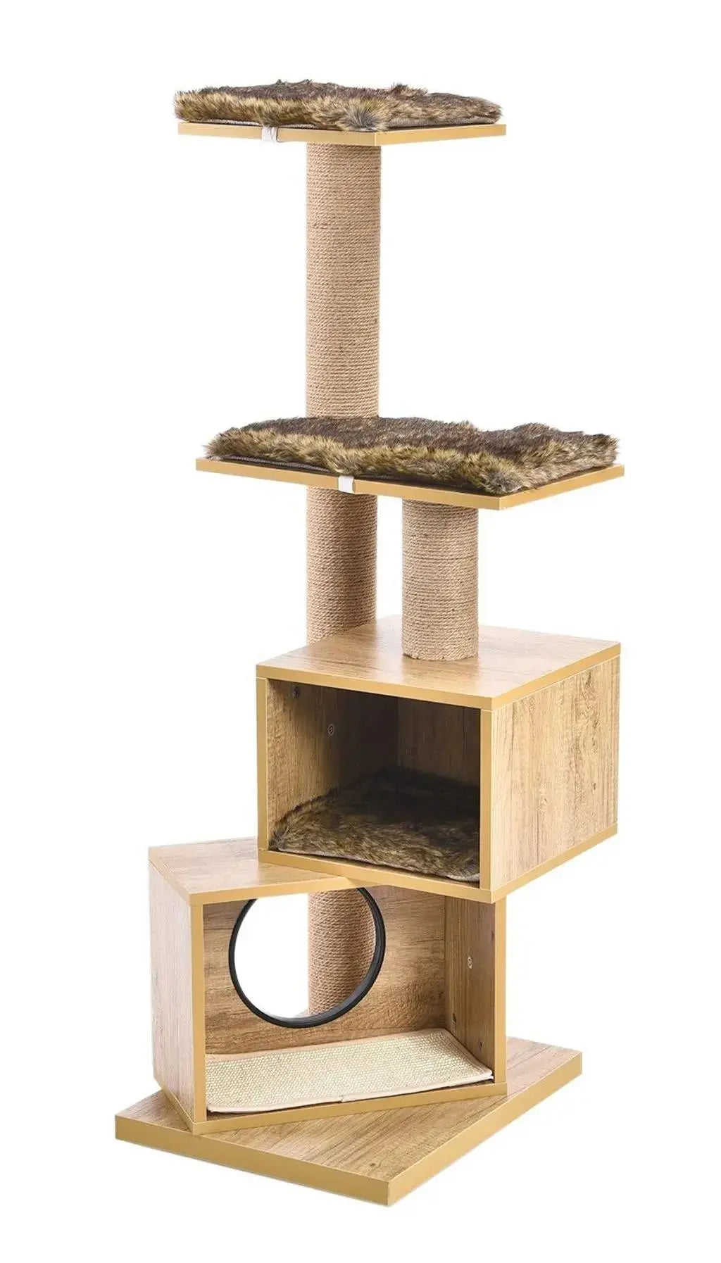 Rascador Caucaso Marron 39X48X124Cm FREEDOG IMPORT, S. L.