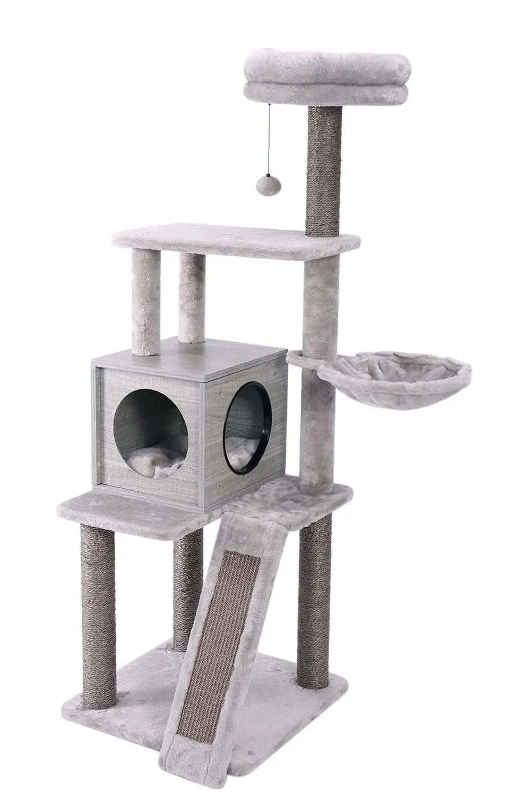 Rascador Denali Gris 49X49X145Cm FREEDOG IMPORT, S. L.