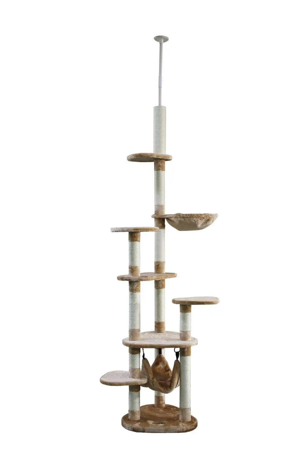 Rascador Empire Beige 50 X 50 X 226-260Cm Extensible - Precios Más Baratos - Todoanimal