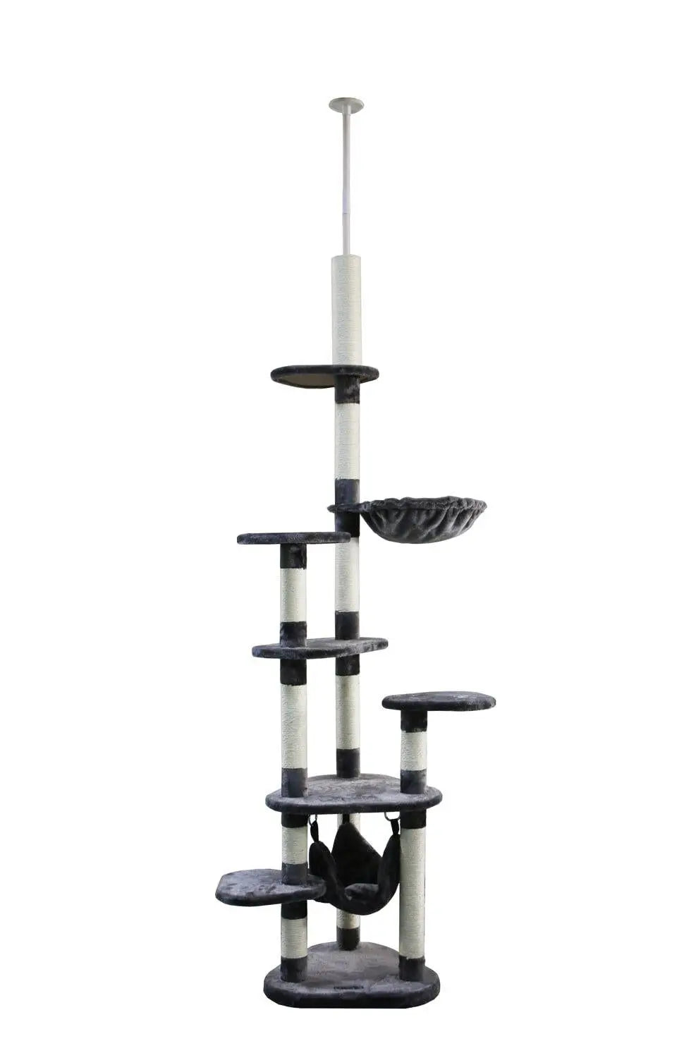 Rascador Empire Gris 50 X 50 X 226-260Cm Extensible - Precios Más Baratos - Todoanimal