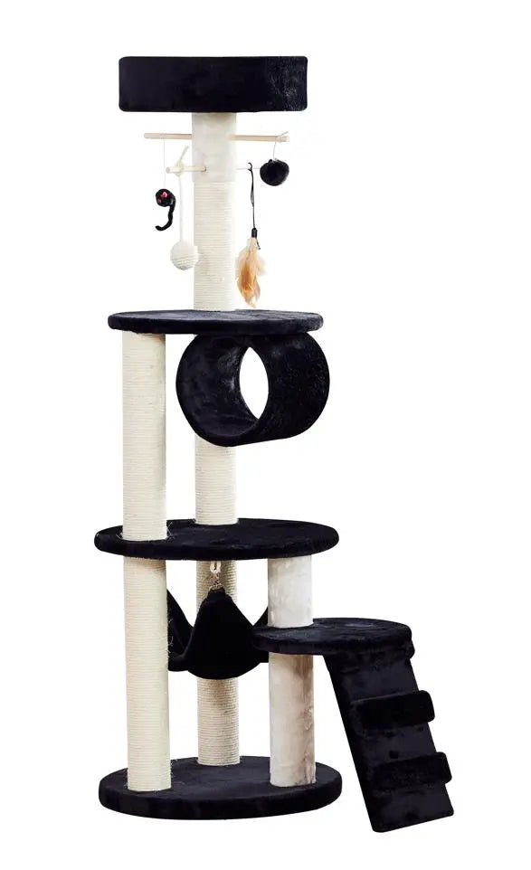 Rascador Flamingo Negro 40 X 40 X 125 Cm Freedog - Precios Más Baratos - Todoanimal