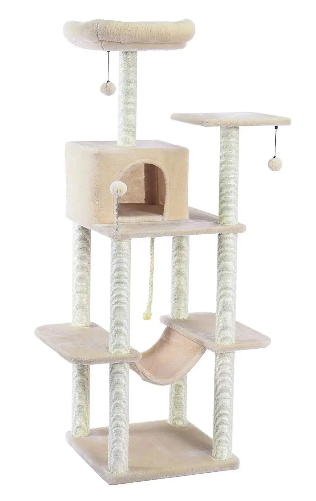 Rascador Tatras Beige 50X50X153Cm - Precios Más Baratos - Todoanimal