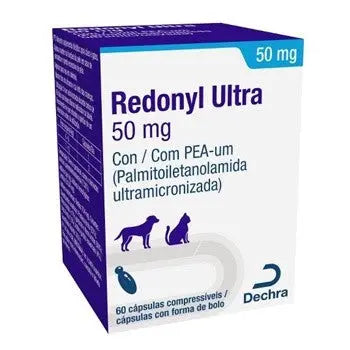 Redonyl Ultra 50 mg 60 Cápsulas para Dermatosis y pérdida de Pelo NUZOA SALUD ANIMAL, S.A.U.