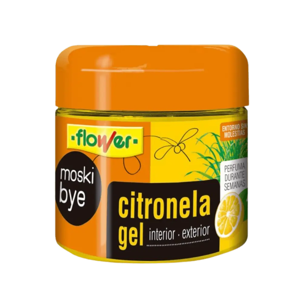 Repelente Citronela Mosquito Gel 125 g Flower al mejor precio -Todoanimal.es