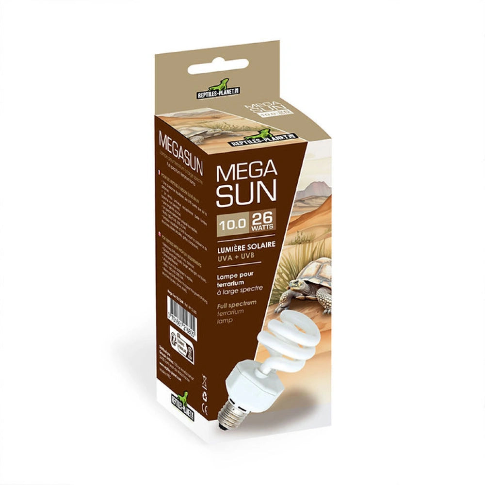 Repti-Planet Lámpara Megasun 10.0 para Reptiles 26W al mejor precio -Todoanimal.es